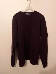 ポロ 紫 ニット