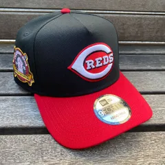 海外限定 Newera ニューエラ 9Forty Aフレーム Reds シンシナティ レッズ 1975 ワールドチャンピオンズ キャップ (940-268)