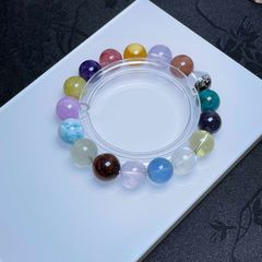 新品女優着用天然石パワーストーンネックレス 多色 925シルバー約45cm 