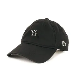 Yohji Yamamoto キャップ ブラック サイズ:FREE | 24AW New Era 9TWENTY ロゴ刺繍 ベースボールキャップ (Ys LOGO CAP YO-H20-095) | ブランド | コラボ【メンズ】【中古】