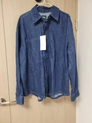 メンズ)新品 ZARA デニムシャツ Mサイズ (オススメ M-L)