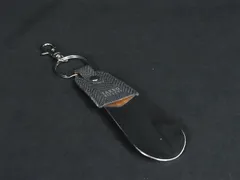 ■美品■ TAKEO KIKUCHI タケオキクチ レザー シューホーン 靴べら メンズ グレー系×シルバー系 DK8349