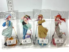 きゃらっとくじ 映画 五等分の花嫁 おさかな日和 アクリルスタンド  アクスタ 4個セット  中野 一花 二乃 三玖 五月 11/21