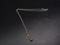 4℃ ヨンドシー SV925 ラインストーン ネックレス ペンダント アクセサリー レディース シルバー系×ゴールド系 DJ9196のサムネイル