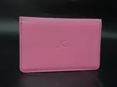 ■美品■ Kitamura キタムラ レザー カードケース カード入れ パスケース 定期入れ ピンク系 DJ8993のサムネイル