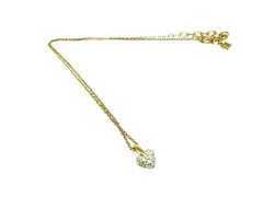 NINA RICCI ニナリッチ ラインストーン ハートモチーフ ネックレス ペンダント アクセサリー レディース ゴールド系 DJ9132