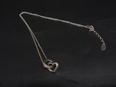 4℃ ヨンドシー SV925 ラインストーン ハートモチーフ ネックレス ペンダント アクセサリー レディース シルバー系 DJ9129のサムネイル