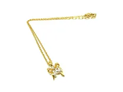 NINA RICCI ニナリッチ リボンモチーフ ネックレス ペンダント アクセサリー レディース ゴールド系×シルバー系 DJ9059