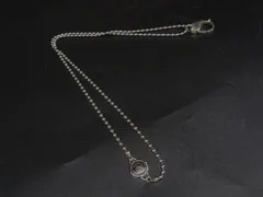 DIESEL ディーゼル ボールチェーン ロング ネックレス ペンダント アクセサリー レディース メンズ シルバー系 DJ9048