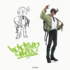 【1/5以降順次発送】【新品未開封】「hololive Meet 2025」ステッカーセット　荒咬オウガ【正規品】 VTuber ホロライブ TOM限定商品
