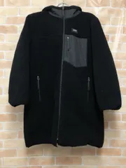 【中古】 TAION×NOLLEY'S タイオン×ノーリーズ 別注ボア×ダウンフードコート リバーシブル ブラック S 111441565