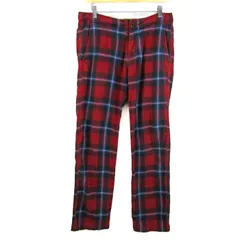 アバクロンビー&フィッチ パンツ ボトムス チェック柄 コットン メンズ Sサイズ 赤×紺×クリーム Abercrombie & Fitch 【中古】のサムネイル