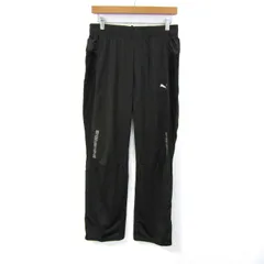 プーマ ロングパンツ ジャージパンツ スポーツウエア ボトムス 黒 メンズ Mサイズ ブラック PUMA 【中古】