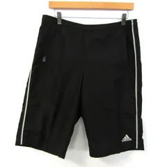 アディダス ショートパンツ ハーフパンツ クライマ365 スポーツウエア ボトムス 黒 メンズ Mサイズ ブラック adidas 【中古】