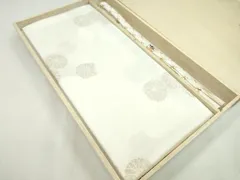 平和屋着物●和装小物　帯締め・帯揚げセット　礼装用　寿光織　菊文　金糸　逸品　未使用　CAAZ6233ju