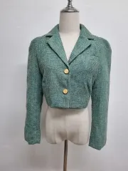 タグ新品)ツイード クロップドジャケット