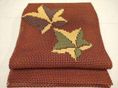 平和屋着物○男性 本場大島紬 アンサンブル 吉祥文 正絹 逸品