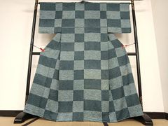 平和屋着物▽本塩沢　単衣　草花文　正絹　逸品　AABD0220fy 平和屋着物▽本塩沢 単衣 草花文 正絹 逸品 AABD0220fy - メルカリ