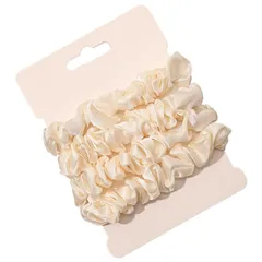 シルクヘアゴム ピンク　ブラウン 4本セット  計8本 髪留め シルクヘアタイ シルク ヘアゴム おしゃれ レーディスプレゼント 女性 大人可愛い まとめ髪 ピンク　ブラウン　各4本セット　計8本　s11-27