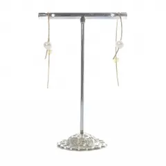 アガット agete ワイヤーフックピアス スライドパールチャーム セット K10 ゴールド