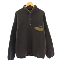 パタゴニア Patagonia 90's Lightweight Synchilla Snap-T Pullover ライトウェイトシンチラスナップTプルオーバー フリース 長袖 スタンドカラー ハーフボタン XL グレー 25450 /BB