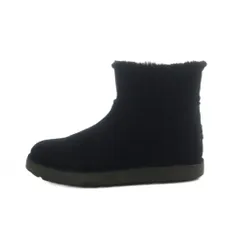 アグ オーストラリア UGG australia W CLASSIC MINI BLVD クラシック ミニ ショートブーツ スエードレザー 本革 23cm 黒 ブラック 1108143 /RI ■OS