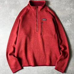 09年製 Patagonia ハーフジップ ベターセーター ジャケット XL / パタゴニア フリース プルオーバー ハイネック ワイン レッド