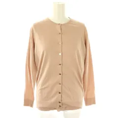 ミューズ ドゥーズィエム クラス MUSE de Deuxieme Classe ×FF grace アンサンブル クルーネックプルオーバー カットソー カーディガン 38 ペールオレンジ /CX ■OS