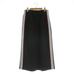 コンバーストウキョウ CONVERSE TOKYO SIDE LINE TRACK SKIRT ジャージスカート ロング フレア ブラック /MY ■OS