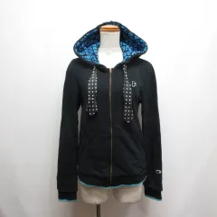 フラボア FRAPBOIS × Champion チャンピオン スウェット ジップ パーカー S 黒 ブラック フーディーのサムネイル