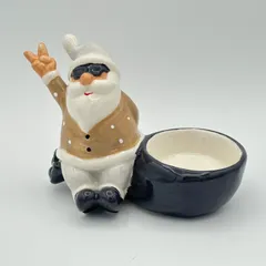 【 送料無料 】　LEDキャンドルホルダー　ティライトキャンドルホルダー　サンタクロース　クリスマス雑貨　クリスマス飾り　クリスマスオブジェ　【新品・未使用】　クリスマス　サンタ　SPICE　 スパイス