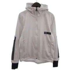 アンダーアーマー UNDER ARMOUR UAウインター ニット 3レイヤー ジャケット 4.0 パーカー 白 ホワイト S ■ECT
