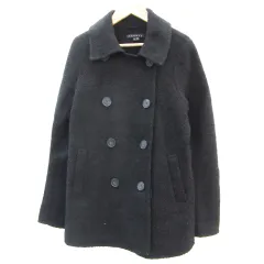 セオリー Theory Pコート ピーコート ミドル丈 ウール M ブラック 黒 /YM17