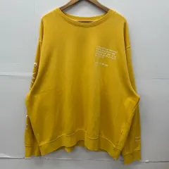 中古  NIKE トレーナー XXLサイズ  イエロー ナイキ スポーツ ウェア クルーネック スウェット トップ【S0337-001】〇 214