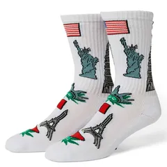 HUF Green Buddy Tourist Socks White 靴下 ソックス 送料無料のサムネイル
