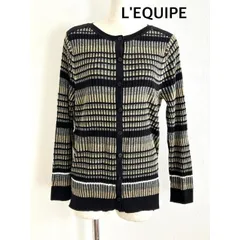 L'EQUIPE　レキップ　カーディガン　40　カジュアル　キレイめ　送料込み　6459712のサムネイル