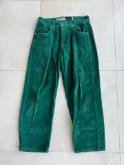 ヴィンテージ リーバイス シルバータブ コーデュロイ パンツ グリーン サイズ 30