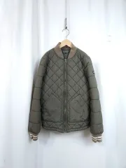 トミーヒルフィガー キッズ カーキ キルティング ブルゾン ジャケット 152