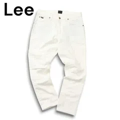 Lee × ナノユニバース別注★ 96052 通年 アンクル テーパード デニム パンツ ジーンズ Sz.31 メンズ 白 日本製