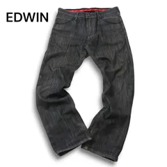 EDWIN エドウィン EGF503 WILD FIRE★ 秋冬 裏起毛 防風 防寒 デニム パンツ ジーンズ Sz.33 メンズ バイク 日本製