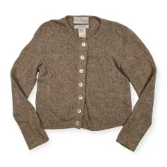 カシミヤ100% Les Copains De Luxe レコパン デラックス ネップ カシミア ウール ニット カーディガン 42 /レディースのサムネイル