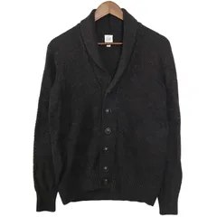 GAP ギャップ 秋冬★ ショールカラー ニット カーディガン 羽織り Sz.S メンズ 灰 グレー