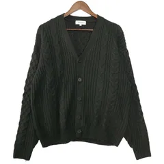 MONO-MART モノマート 秋冬 ニット★ ケーブル編み カーディガン 羽織り Sz.M メンズ