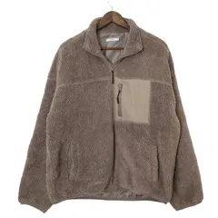 RUUBON ルーボン 秋冬 ボア★ ジャケット スタンドカラー フルジップ ブルゾン Sz.M メンズ