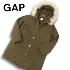 GAP ギャップ 秋冬★ ファー 中綿 ミリタリー モッズ コート Sz.M レディース