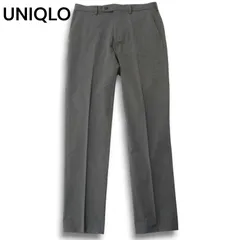 UNIQLO ユニクロ 秋冬 ヒートテック★ スマート スリムフィット パンツ スラックス Sz.ウエスト82cm メンズ 灰 グレー
