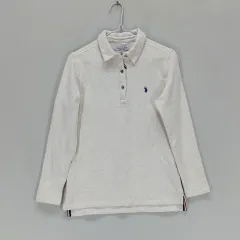 U.S. POLO ASSN. レディース90 カラーTシャツ 2023 春 秋 アイボリー 01701