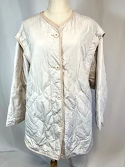 BONLECILL 2wayキルティングライナーノーカラージャケット/ベストＦ