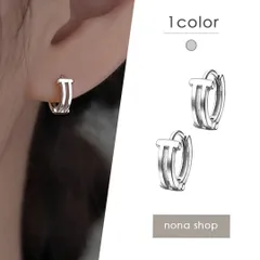 ピアス フープ T字 シンプル ワンタッチ リング サークル シルバー 小さめ 小ぶり ミニ 仕事用 普段使い レディース メンズ 男女兼用 韓国風 10mm