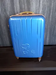 【K-1756】スヌーピー ジッパー キャリーバッグ スーツケース 60L 鍵無しのサムネイル